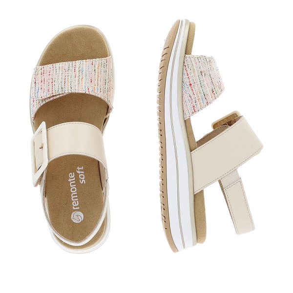 Remonte nu pieds et sandales d1j53 60 beigeB854101_4