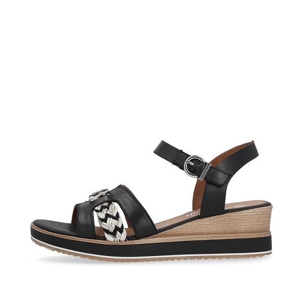 Remonte nu pieds et sandales d6461 02 noirB855601_2