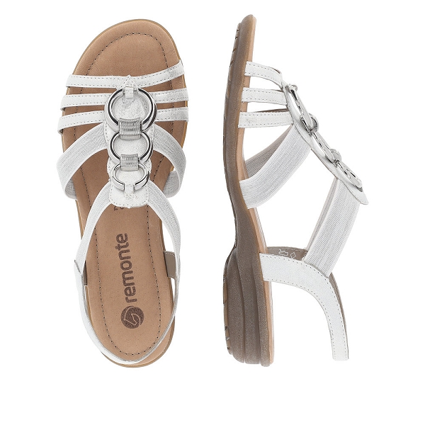 Remonte nu pieds et sandales r3605 80 blancB855801_4