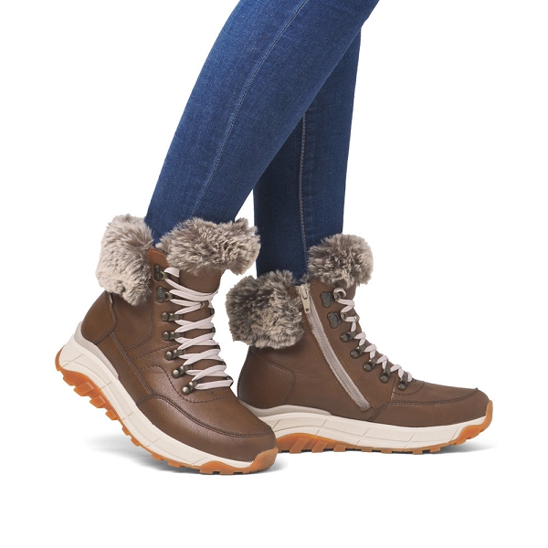 Rieker r bottines et boots w0063 22 marronB905901_5