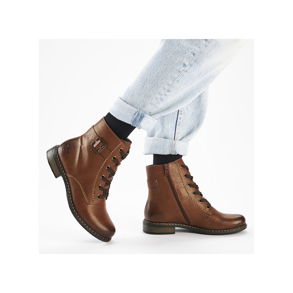 Rieker bottines et boots 71202 24 marronB910201_6