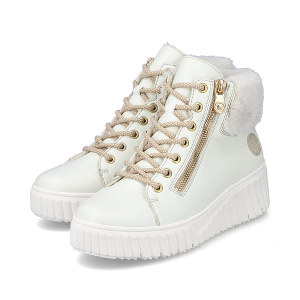 Rieker bottines et boots n2506 81 blancB912201_5