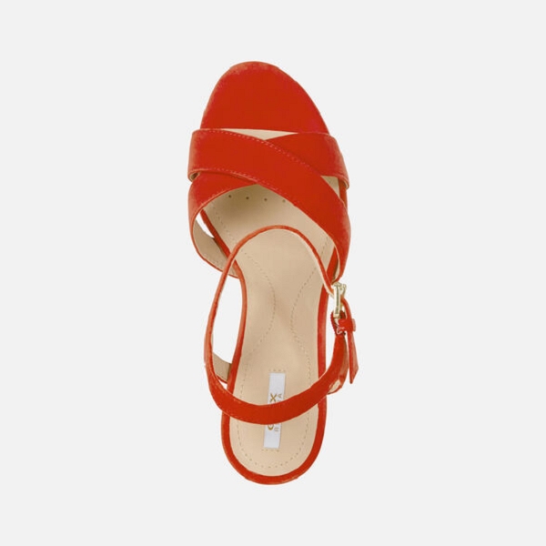 Geox nu pieds et sandales soleil d92n7a rougeC077001_6