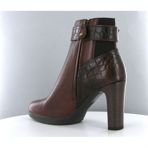 Chaussures Femme Talon 7.5cm Geox Femme D New Annya A - Escarpins Talon 7.5cm Cuir Nappa - Chaussures Bureau Élégantes Geox Shoes Femme