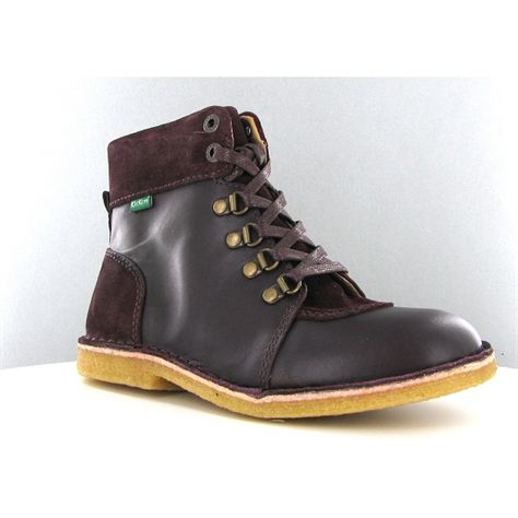 Kickers enfant bottillon kick hood violetC152401_2