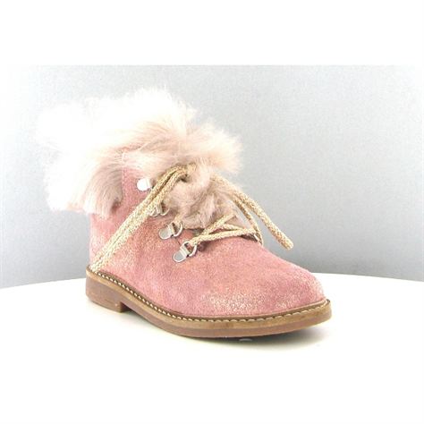 Pom d api bottillon retro moutain fur roseC209601_2
