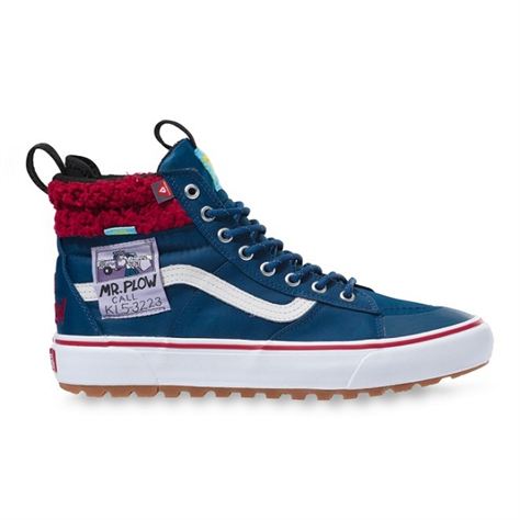 Vans ua sk8hi mte 2.0 dx the simpsons mr. plow vn0a4p3i23v1 bleu