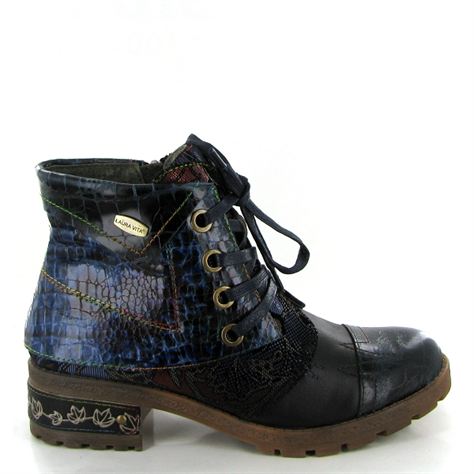 Laura vita bottines et boots cocrailo 23a  marine marineC300701_2