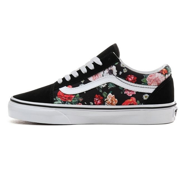 vans femme motif fleur