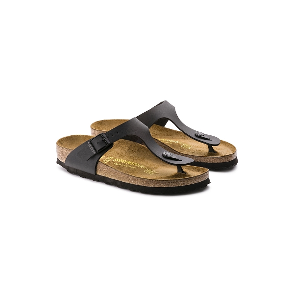 Birkenstock tong gizeh birko flor 43691 regular fit noirD078001_3