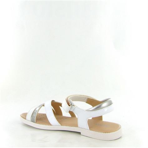 Geox enfant nu pied sandale karly j5235d blancD114401_3