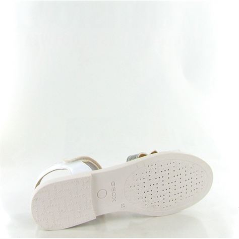 Geox enfant nu pied sandale karly j5235d blancD114401_4