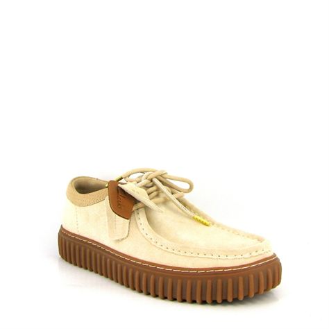 Clarks casual torhill lo suede blancD129801_1