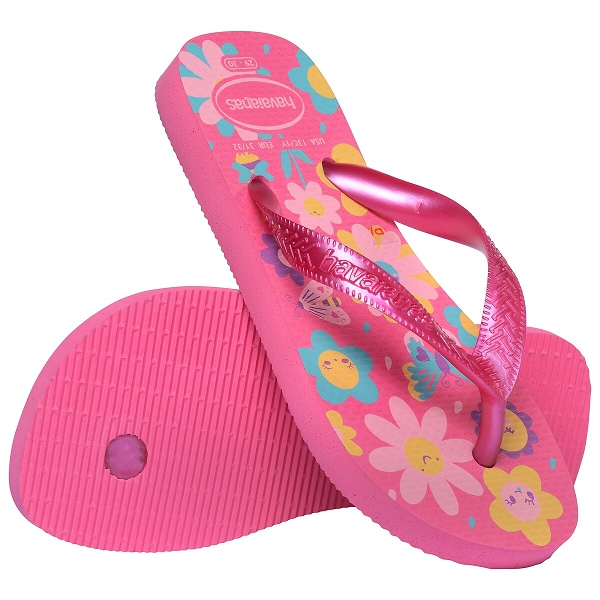 Havaianas tong kids flores pink flux roseD152601_4