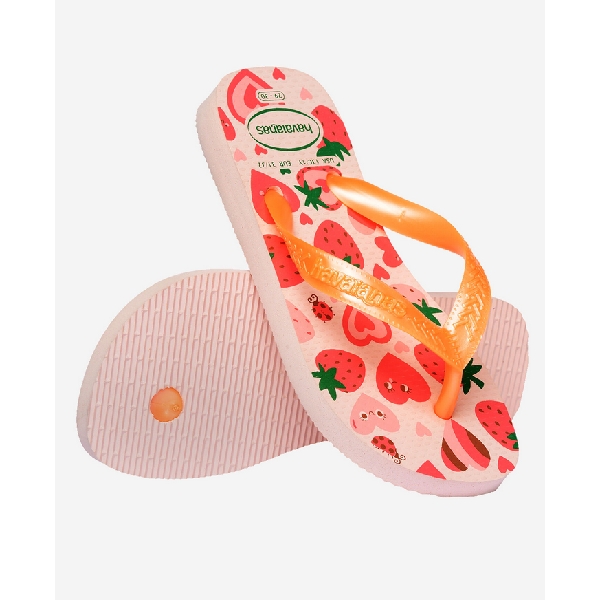 Havaianas tong kids flores pink confeti orangeD152701_4