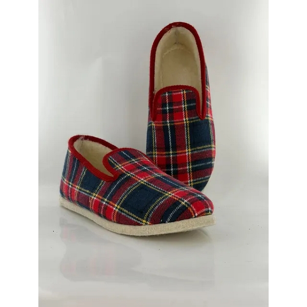 Chausse mouton charentaises edimbourg 5 chaines feutre marineD159201_1