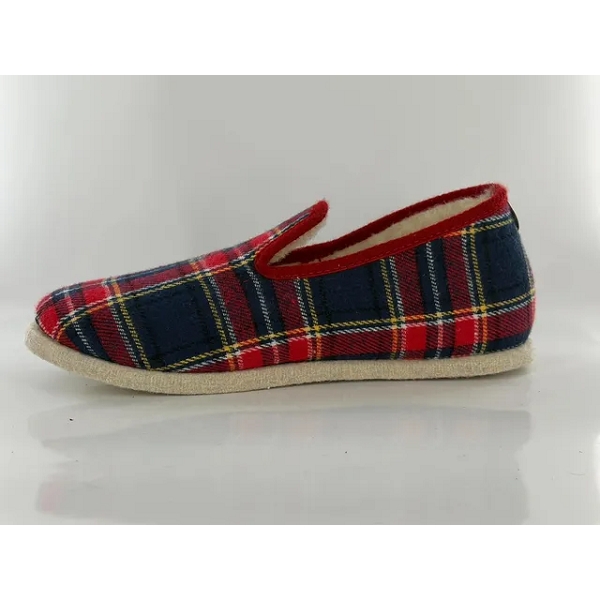 Chausse mouton charentaises edimbourg 5 chaines feutre marineD159201_3