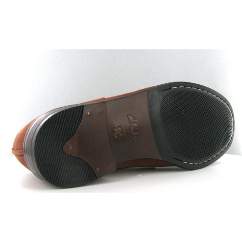 Clarks lacets flow plain marronE025001_4