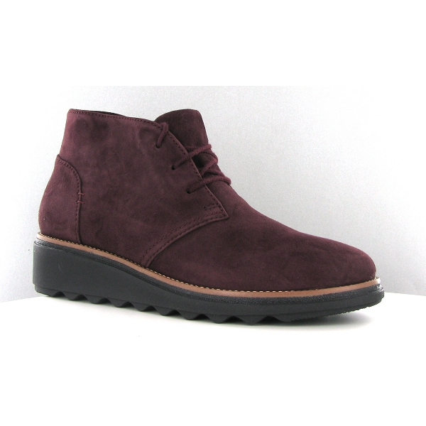 Clarks bottines et boots sharon hop bordeauxE043101_2