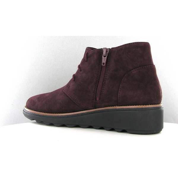Clarks bottines et boots sharon hop bordeauxE043101_3