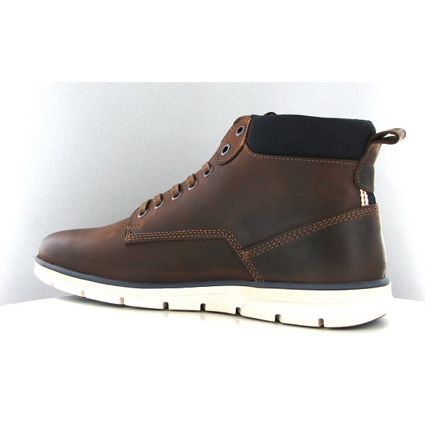 Jack jones bottines et boots tubar leather brandy sts marronE059701_3