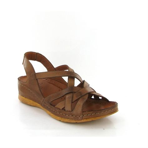 Karyoka nu pieds et sandales pana marronE083801_1