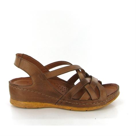 Karyoka nu pieds et sandales pana marronE083801_2