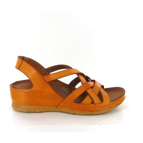 Karyoka nu pieds et sandales pana orangeE083802_2