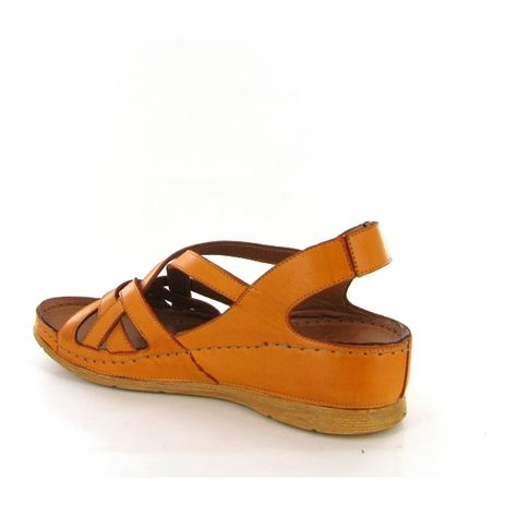 Karyoka nu pieds et sandales pana orangeE083802_3