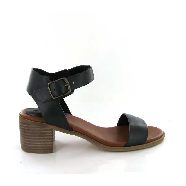 Kickers nu pieds et sandales volou noirE140701_2