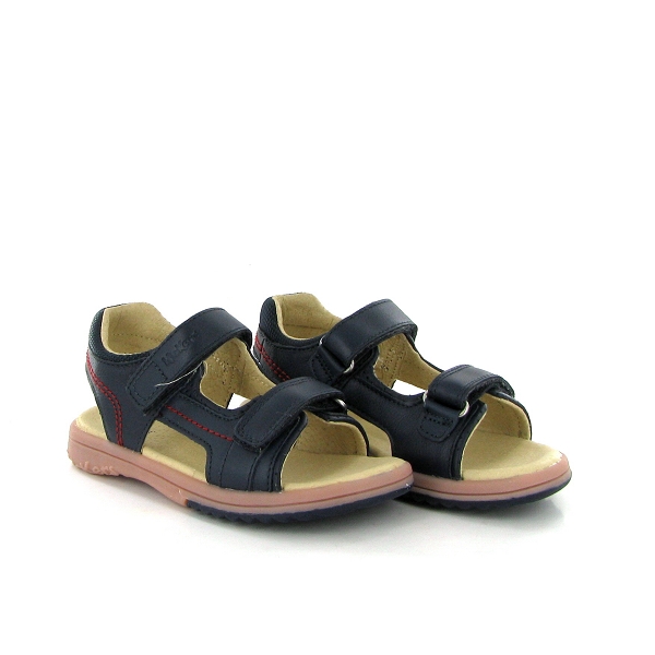 Kickers enfant sandales platino bleuE142901_1