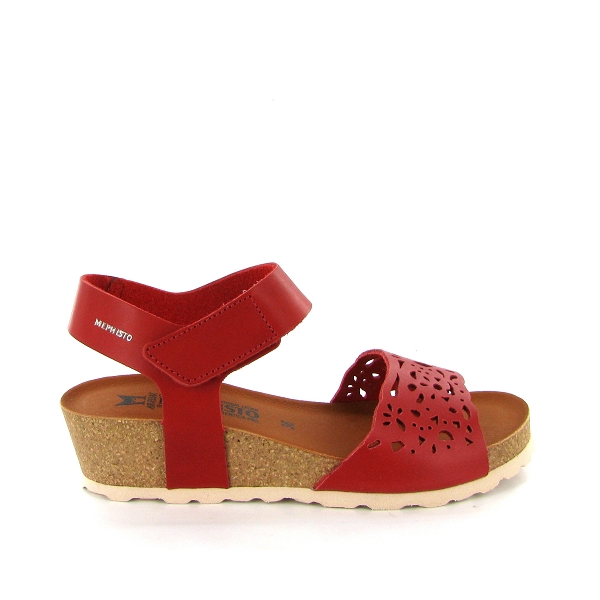 Mephisto nu pieds et sandales raphaela rougeE157201_2