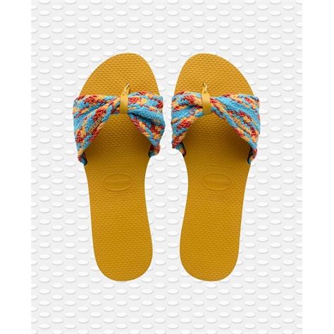 Havaianas tong you st tropez mesh 4145827 0486 jauneE163101_1