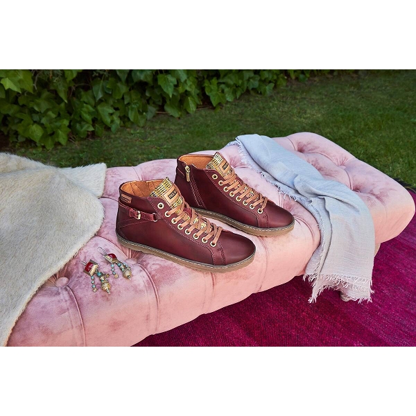 Pikolinos bottines et boots lagos 9017312 bordeauxE229901_4