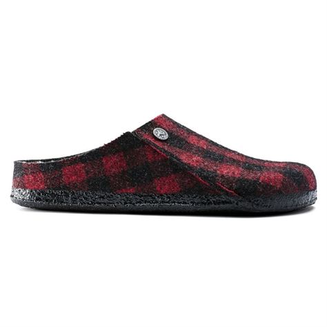 Birkenstock mules zermatt rivet plaid red 1017542 rougeE232901_3