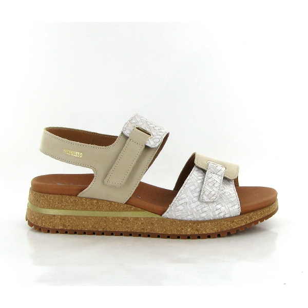 Mephisto nu pieds et sandales jade blancE283501_2