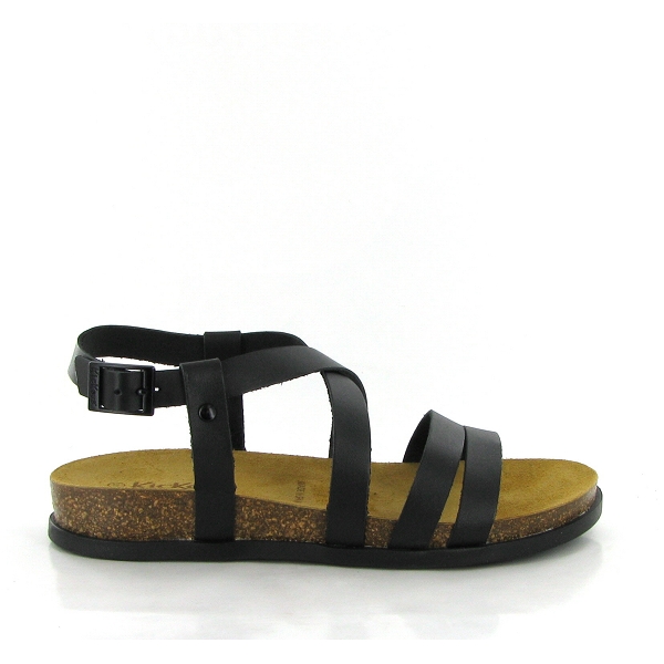 Kickers nu pieds et sandales kick alice noirE289802_2