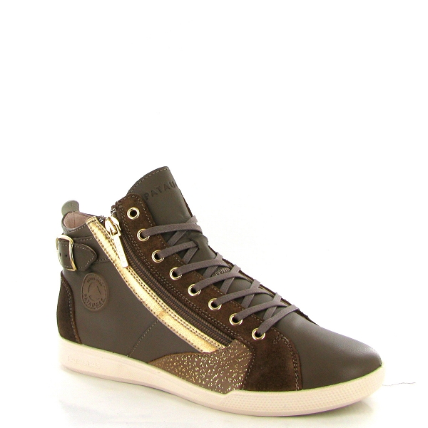 Pataugas bottines et boots palme marronE321103_1
