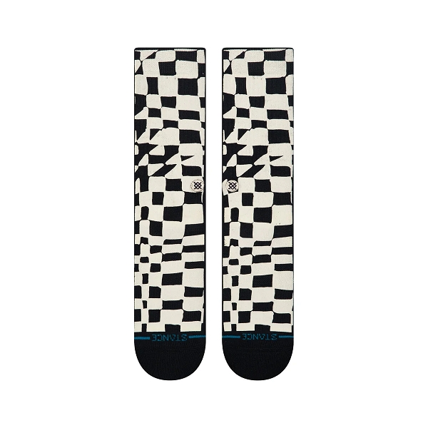 Stance famille wave check crew noirE444001_2