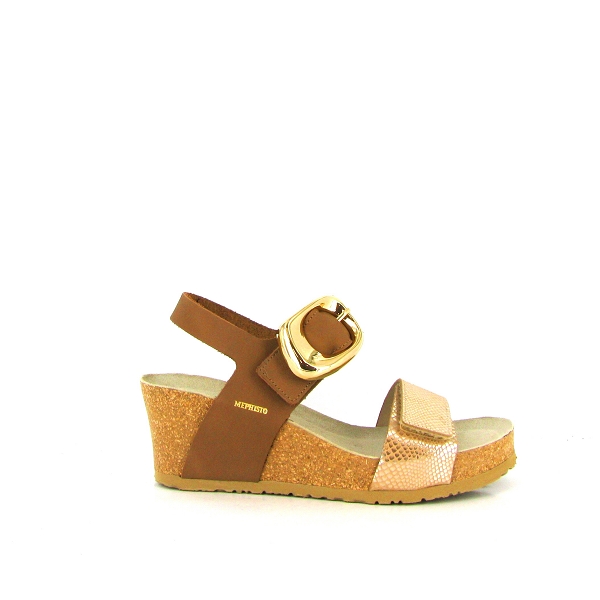 Mephisto nu pieds et sandales leandre havana marronE451001_2