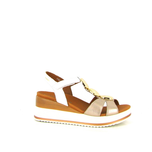 Mephisto nu pieds et sandales sallie charm platineE451201_2