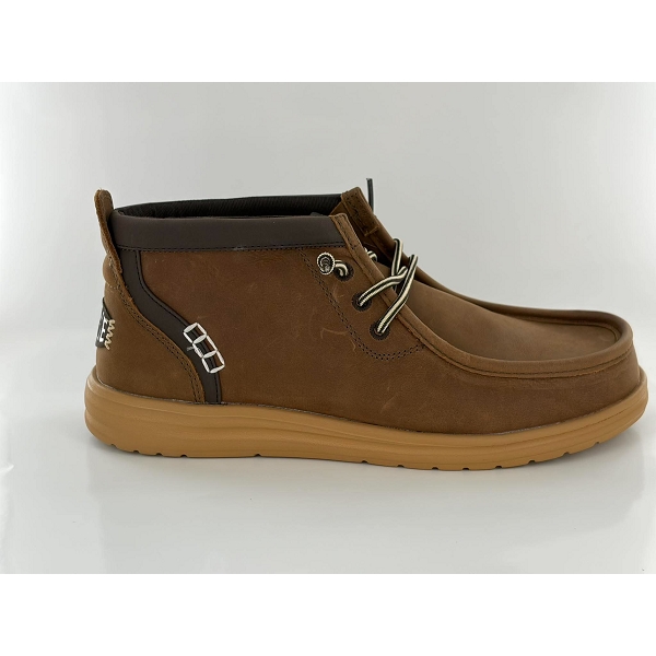 Hey dude bottines et boots wally mid grippr 45161 marronE453101_2