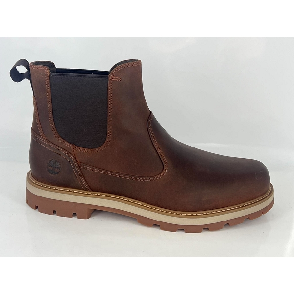 Timberland bottines et boots mid chelsea boot rust marronE482301_2