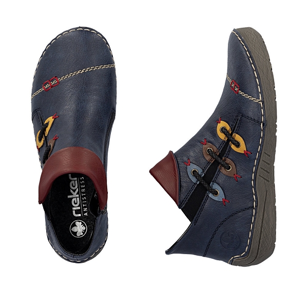 Rieker bottines et boots 72581 14 bleuF003601_5