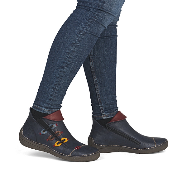 Rieker bottines et boots 72581 14 bleuF003601_6