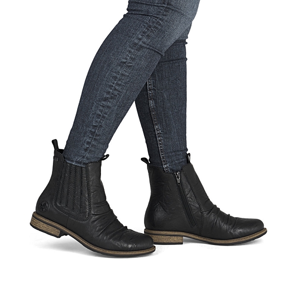 Rieker bottines et boots 74855 00 noirF003801_6