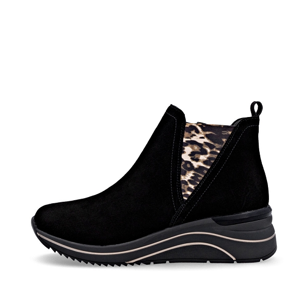 Remonte bottines et boots d0t75 04 noirF007501_2