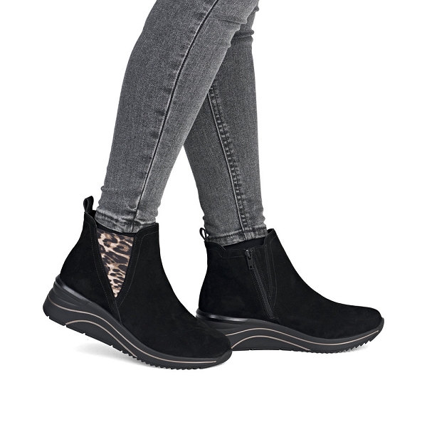 Remonte bottines et boots d0t75 04 noirF007501_6