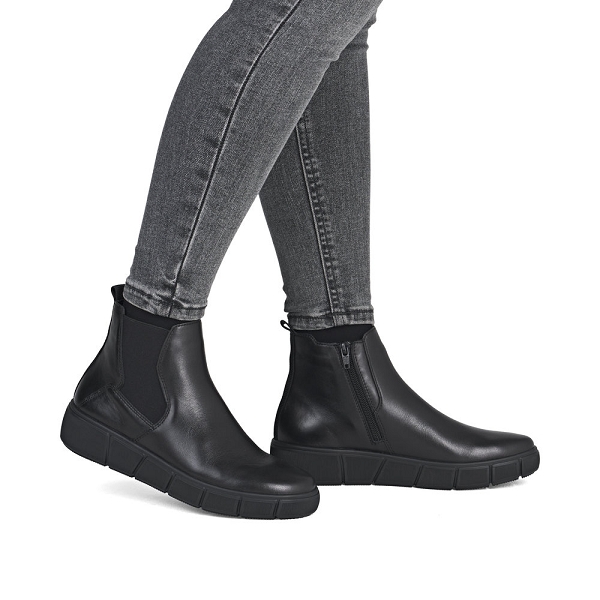 Remonte bottines et boots d1t71 01 noirF009201_6