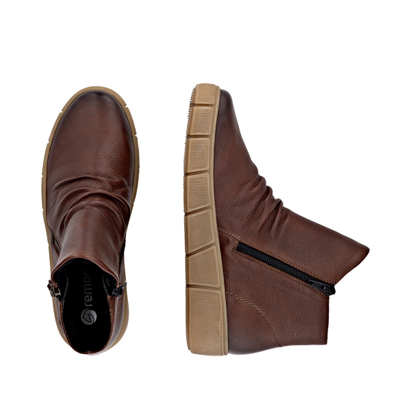 Remonte bottines et boots d1t73 24 marronF009301_5